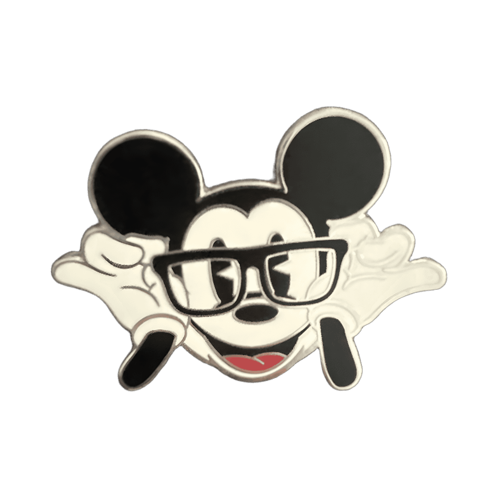 Nerd Mickey Wearing Glasses Disney pin