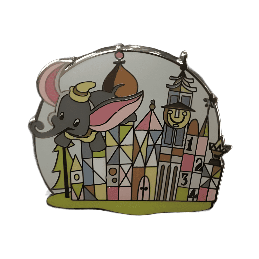 Dumbo and it's a small world Disney pin