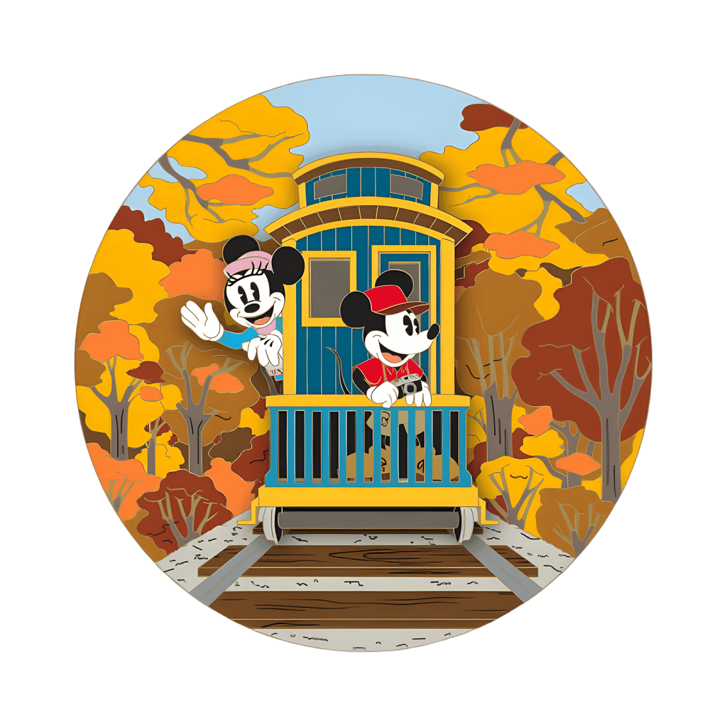 Mickey and Minnie Disney pin