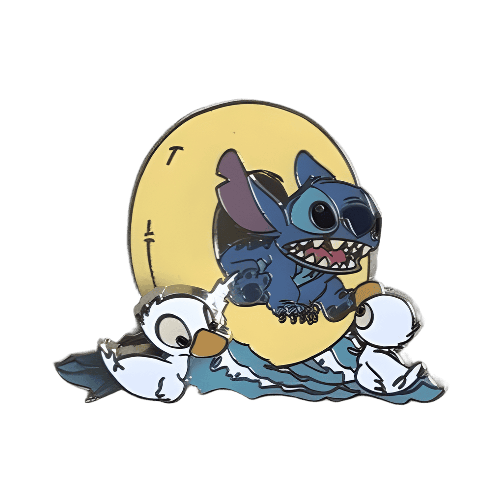 Stitch with Ducklings Disney pin
