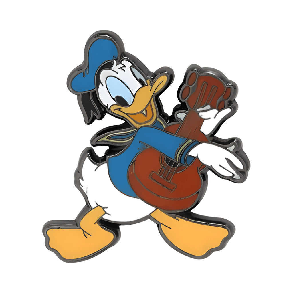 Donald with Guitar Disney pin