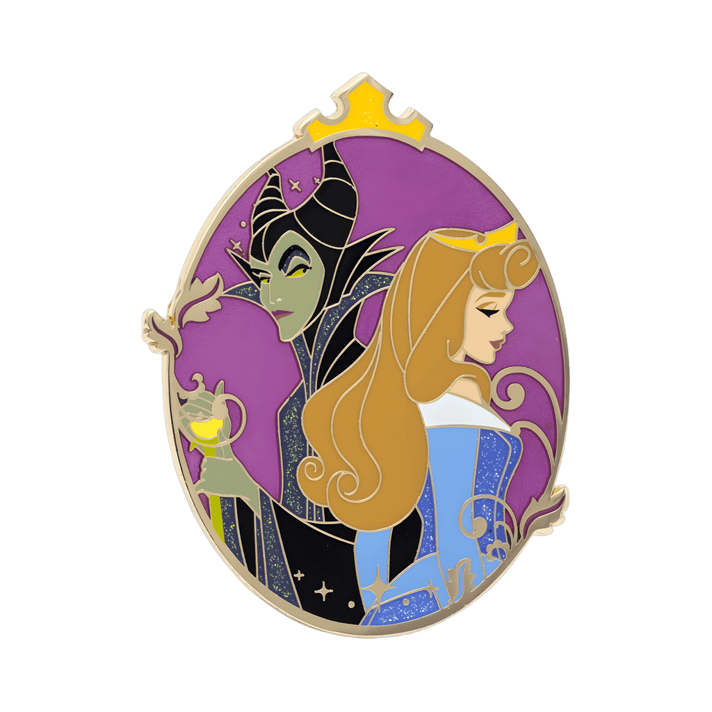 Aurora & Maleficent Disney pin