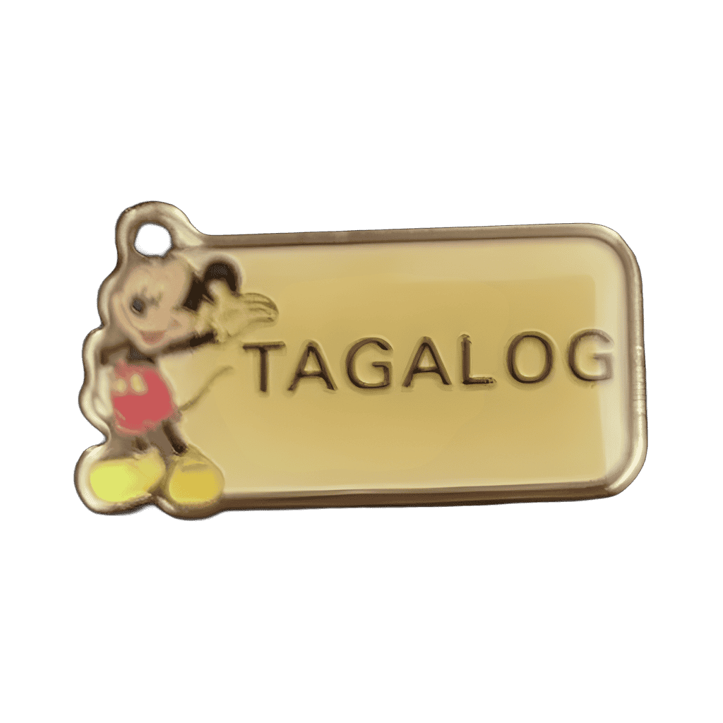 Tagalog Disney pin