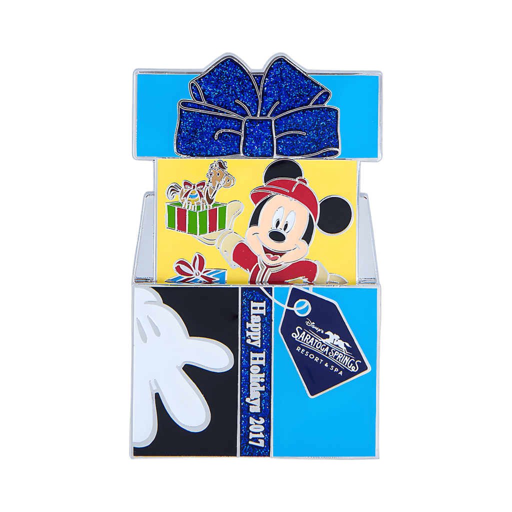Saratoga Springs Resort & Spa - Mickey Mouse Gift Box Disney pin