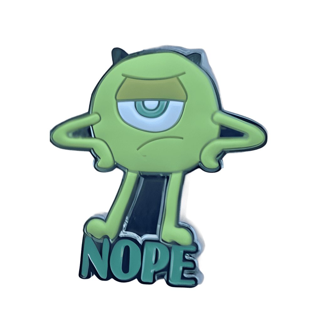 Mike Wazowski Nope Disney pin