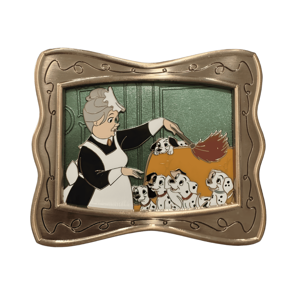 Nanny with Puppies Disney pin