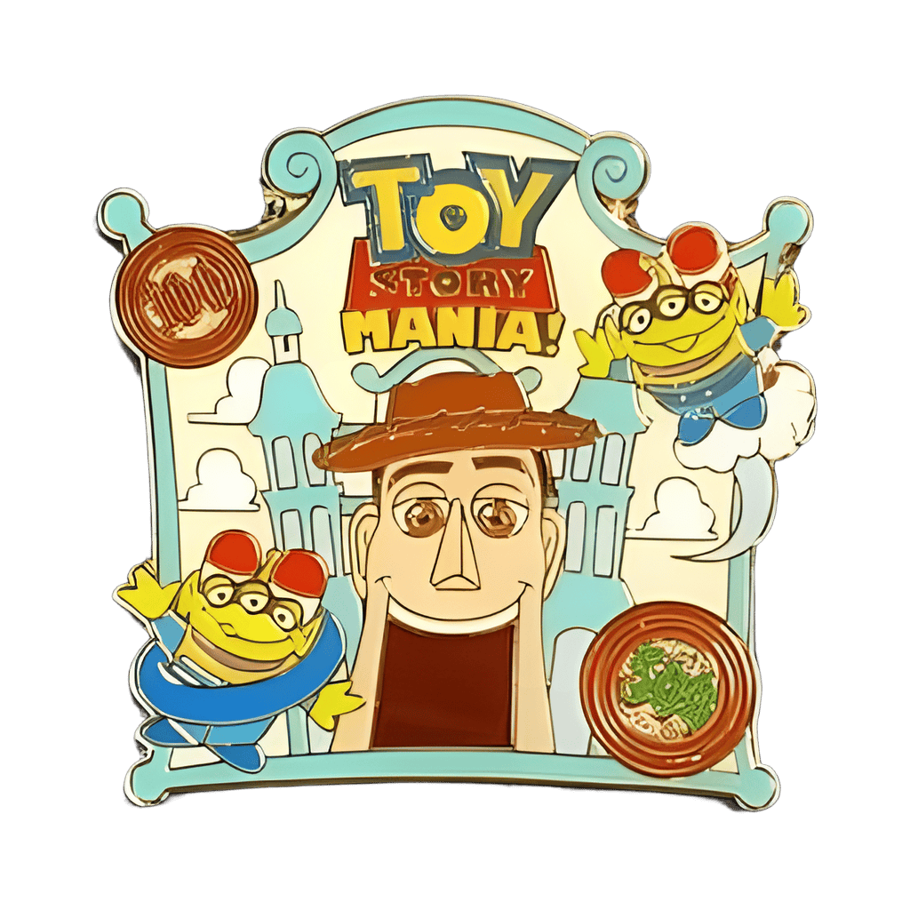 Woody and the Little Green Men - Toy Story Mania Disney pin