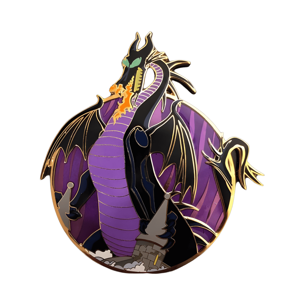Maleficent as a Dragon Disney pin