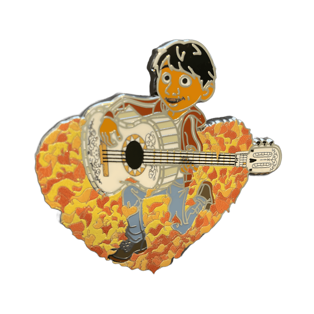 Miguel with guitar Disney pin