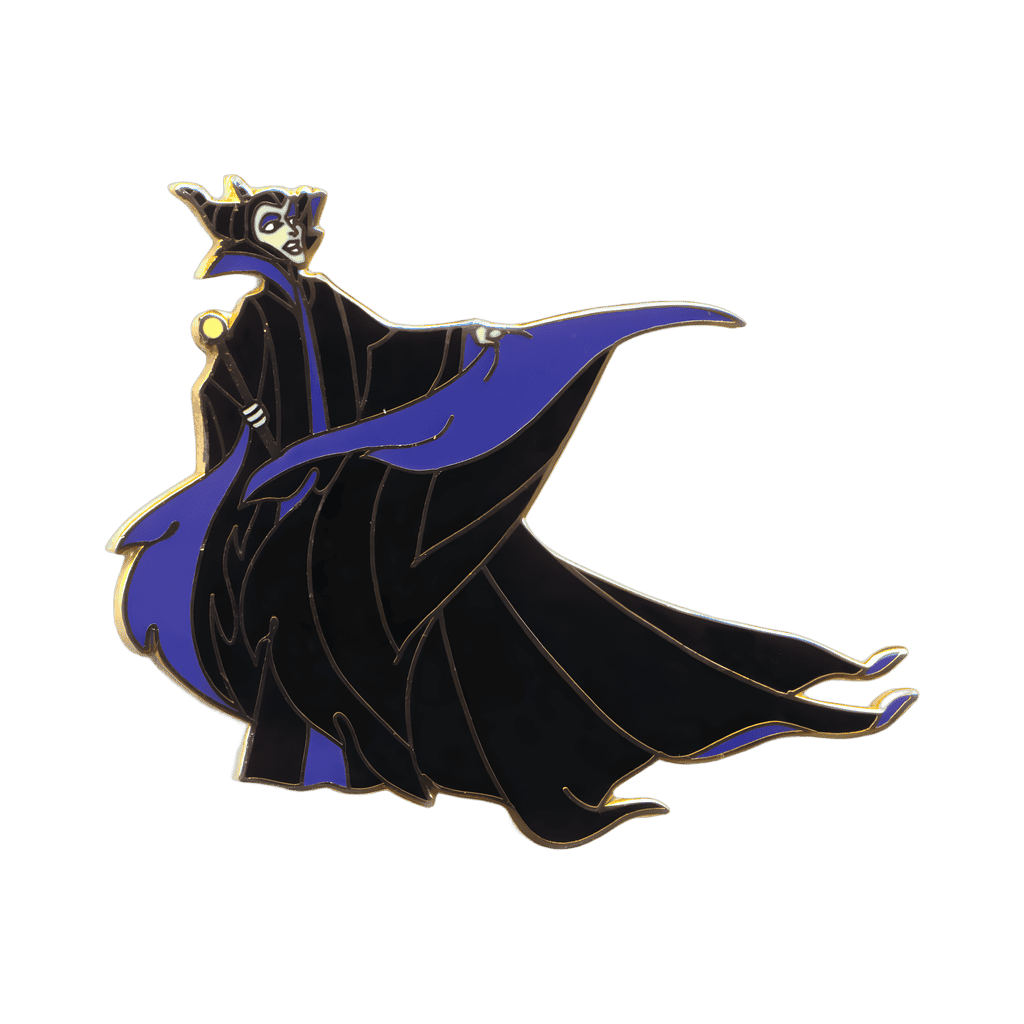 Maleficent with a Flowing Cape Disney pin