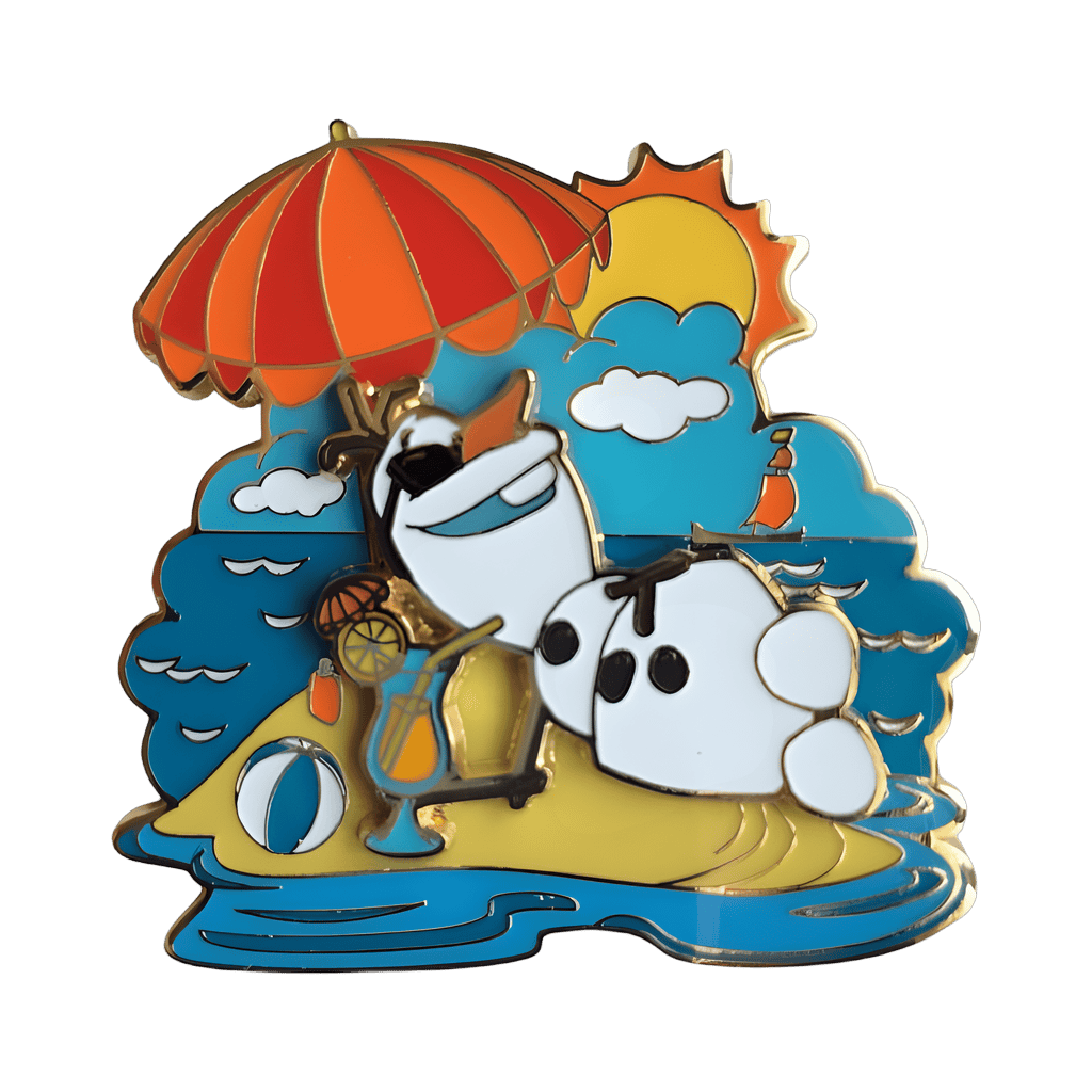 Olaf in the Sun Disney pin