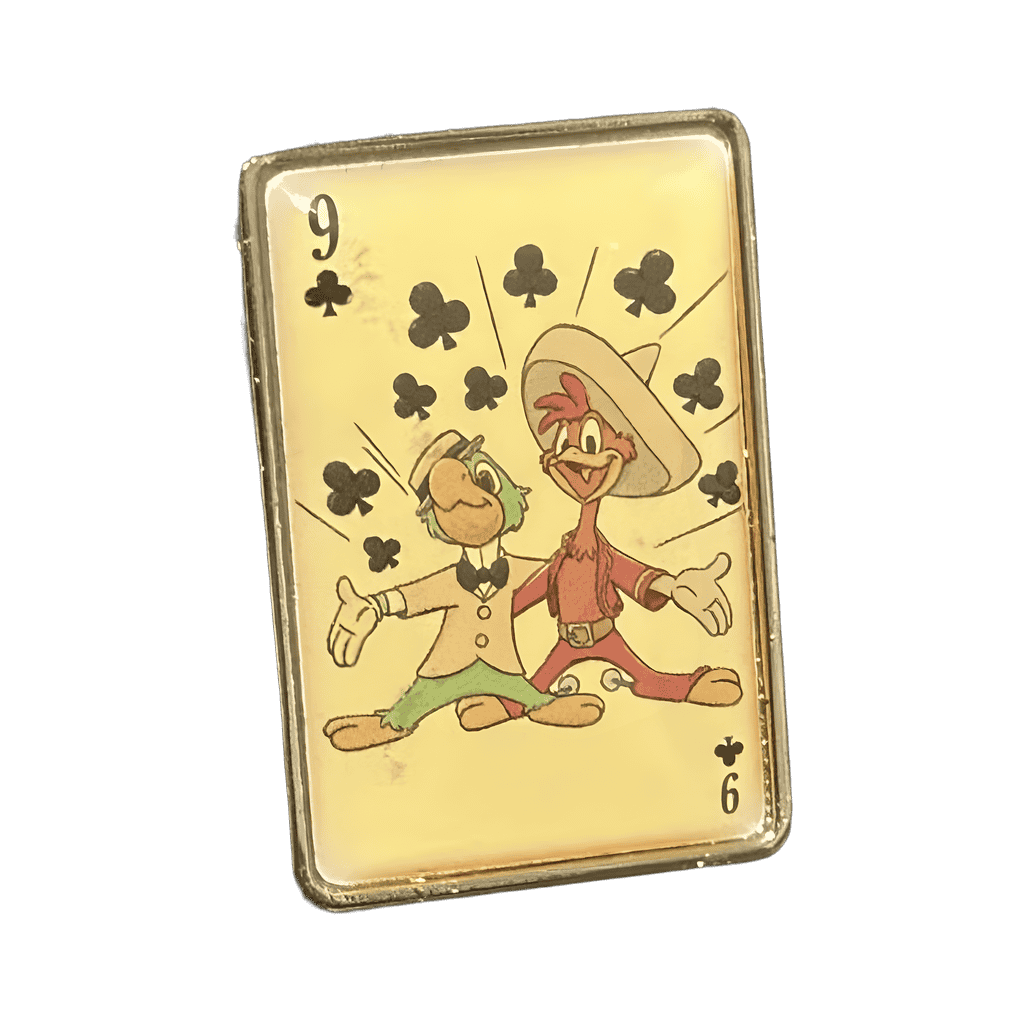Jose and Panchito as Nine of Clubs Disney pin