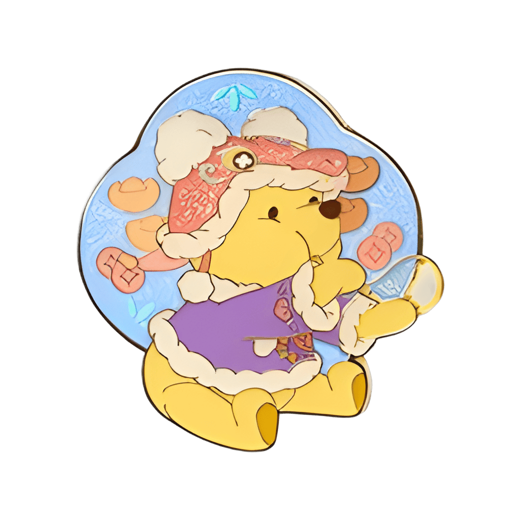 Pooh Blowing Bubble Disney pin