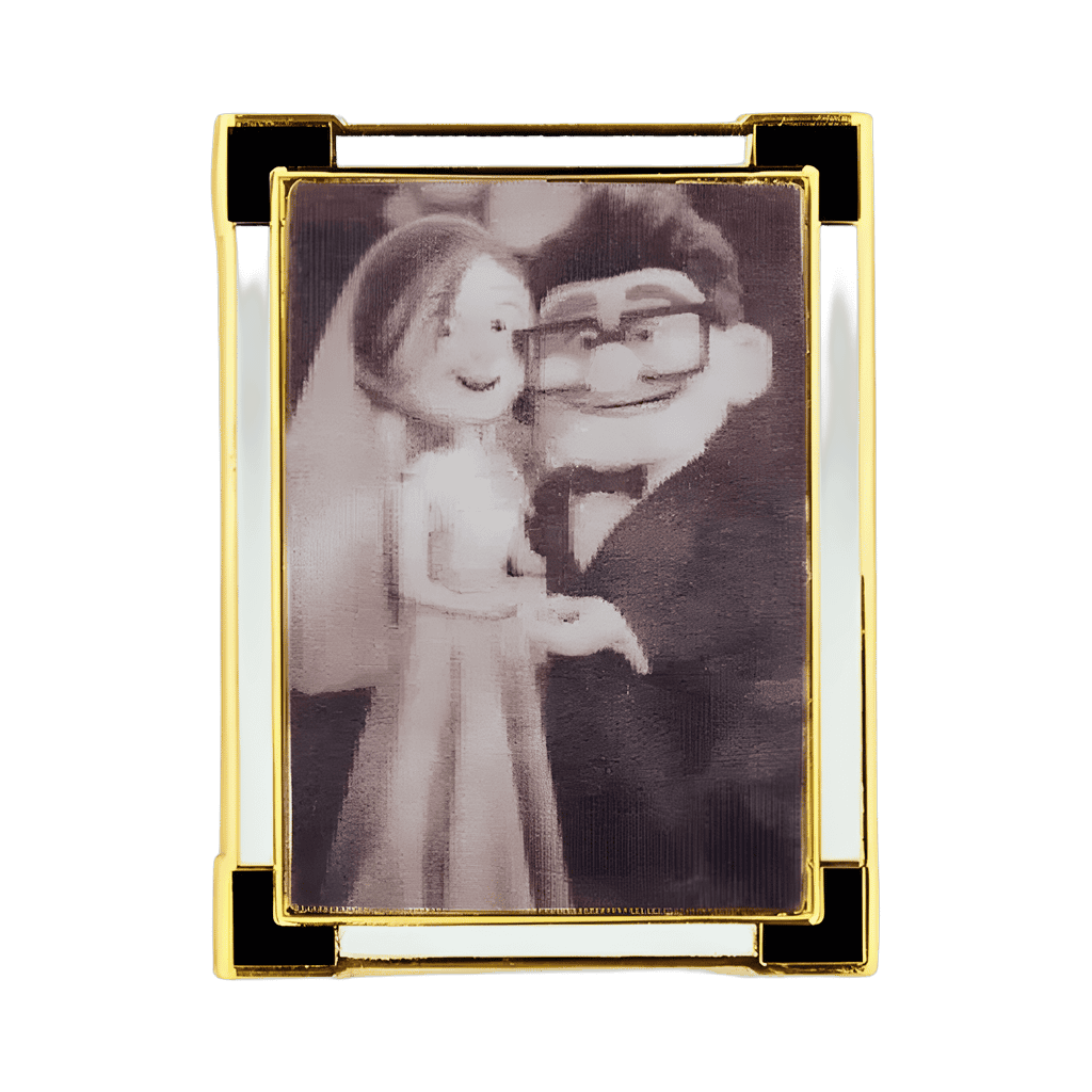 Carl & Ellie Wedding Photo Disney pin