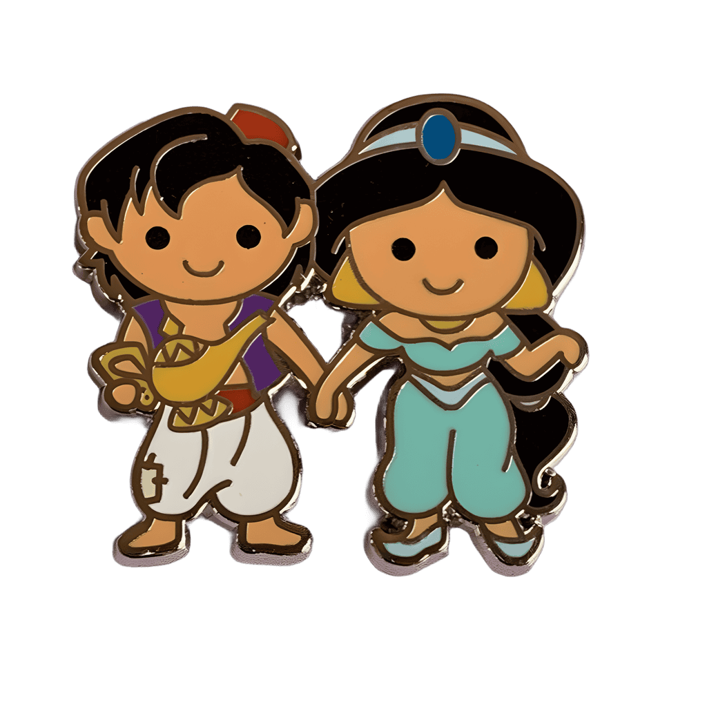 Jasmine and Aladdin Disney pin