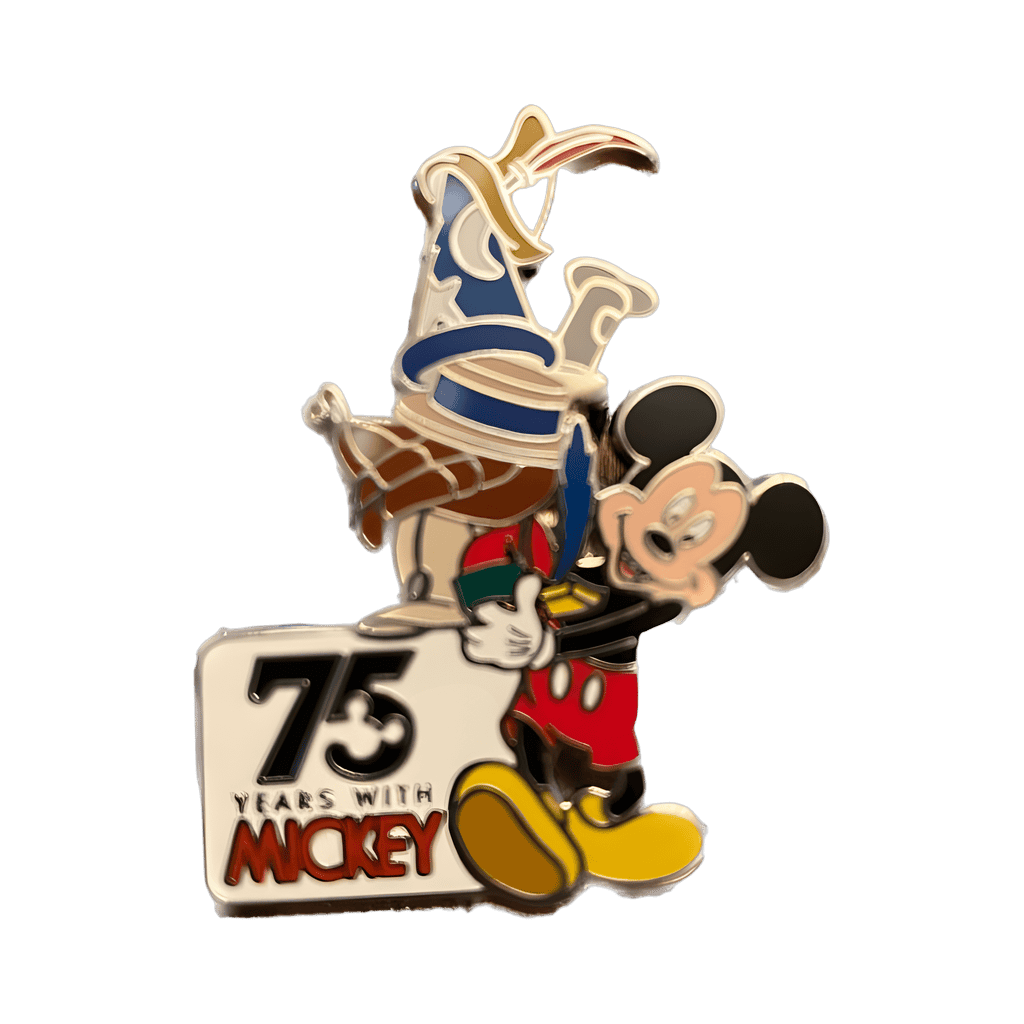 75 Years With Mickey Disney pin