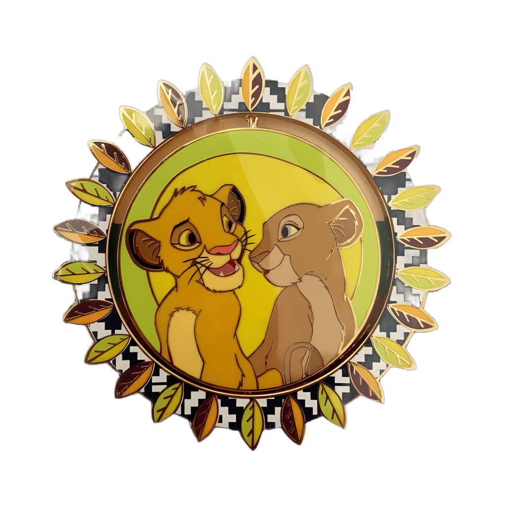 Nala and Simba Spinner Disney pin