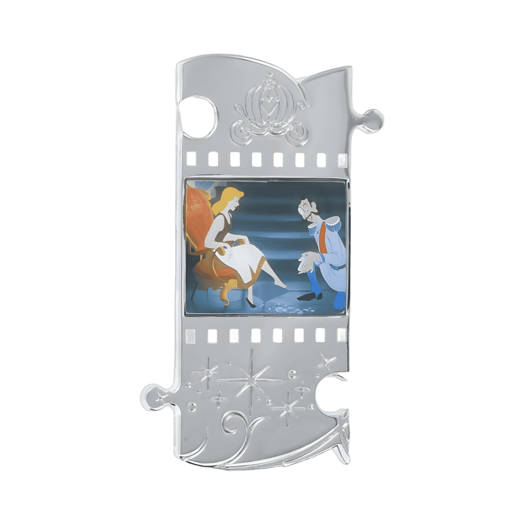 Cinderella Putting on Glass Slipper Disney pin