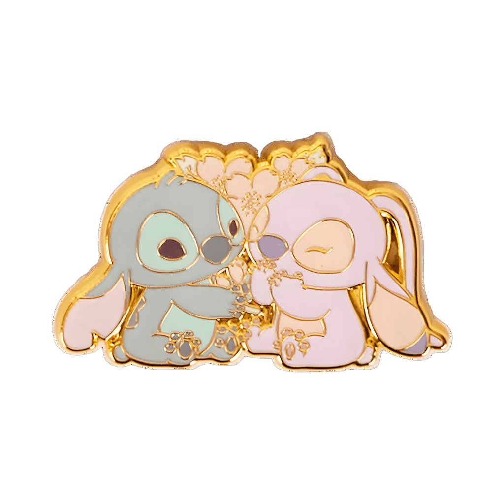 Stitch and Angel Love Cherry Blossom Disney pin