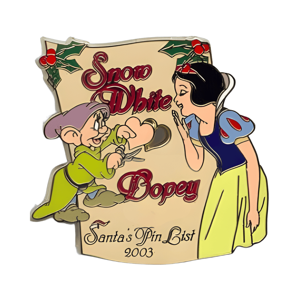 Snow White & Dopey Disney pin