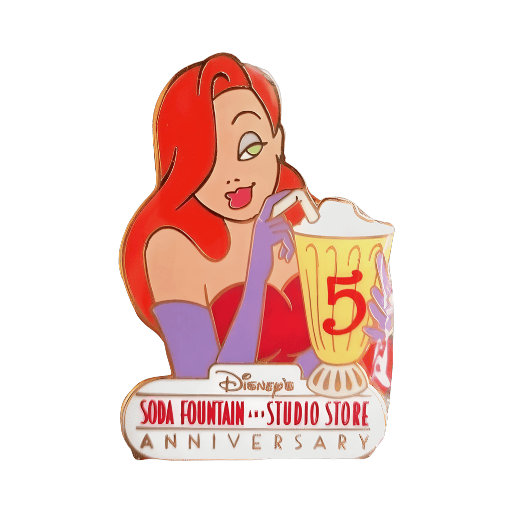 Jessica Rabbit 5th Anniversary Milkshake Disney pin
