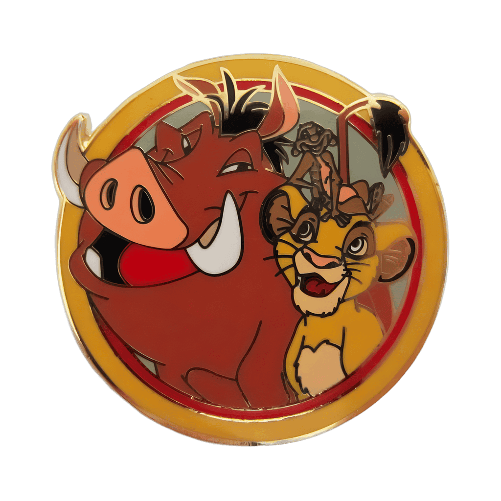 Timon, Pumbaa, and Simba Disney pin