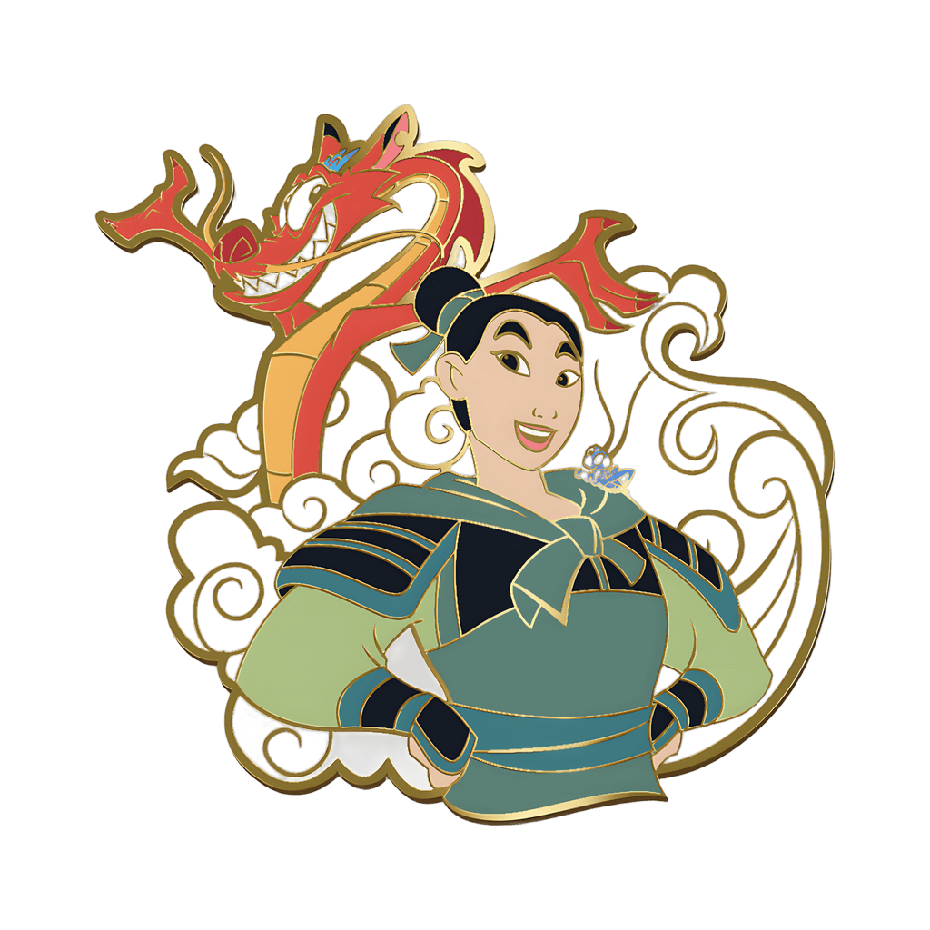 Mulan & Mushu Disney pin