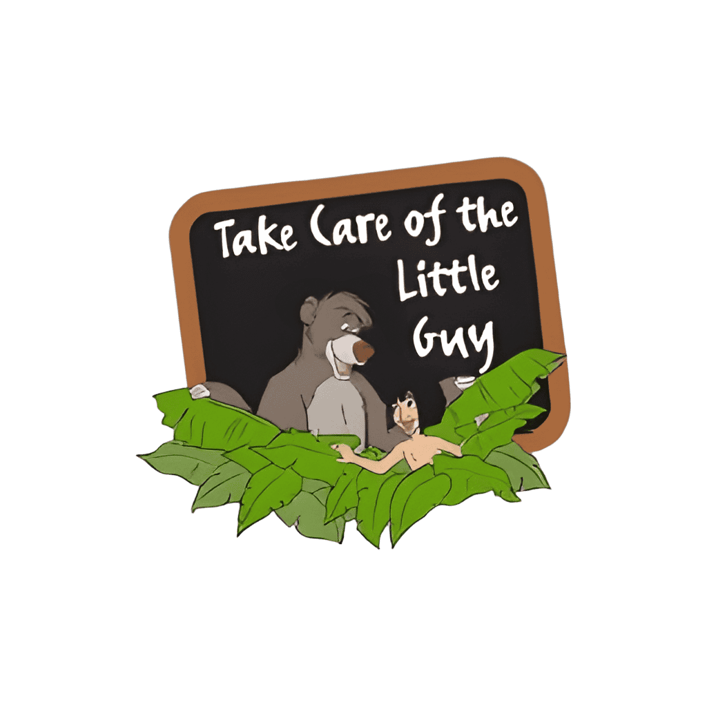 Baloo and Mowgli Disney pin