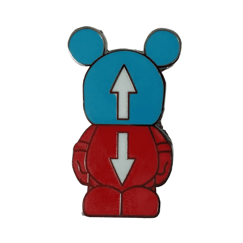 Up & Down Disney pin