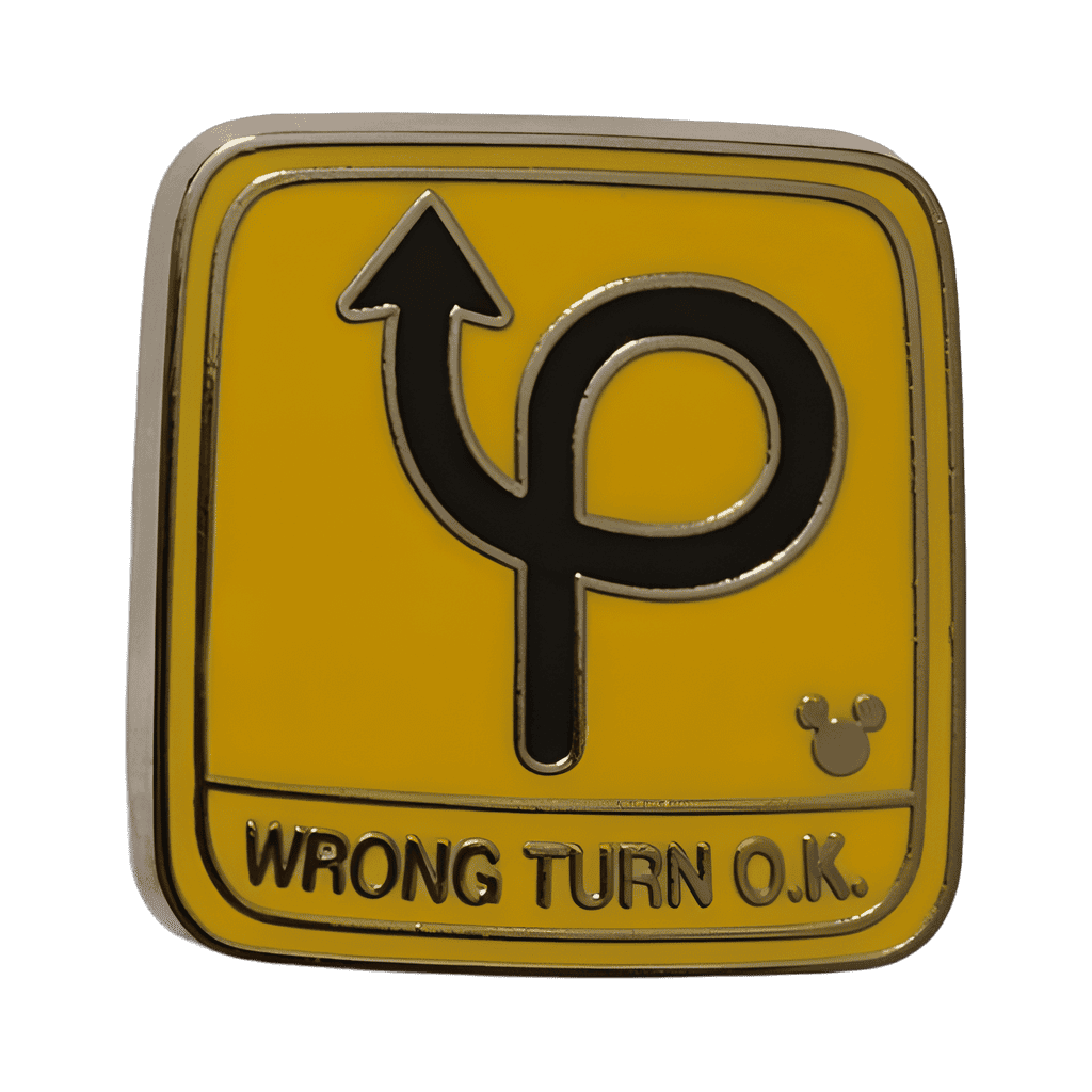 Wrong Turn O.K. Disney pin