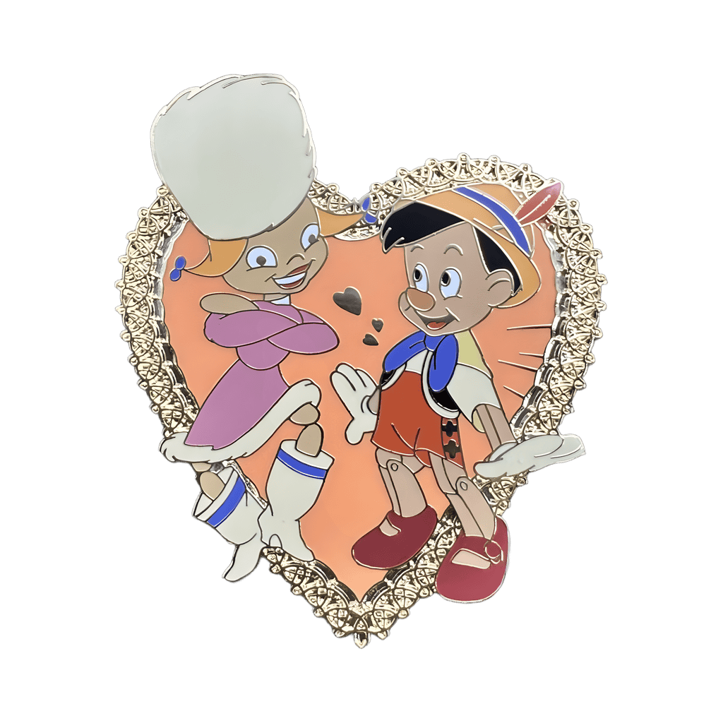 Pinocchio and Russian Doll Disney pin