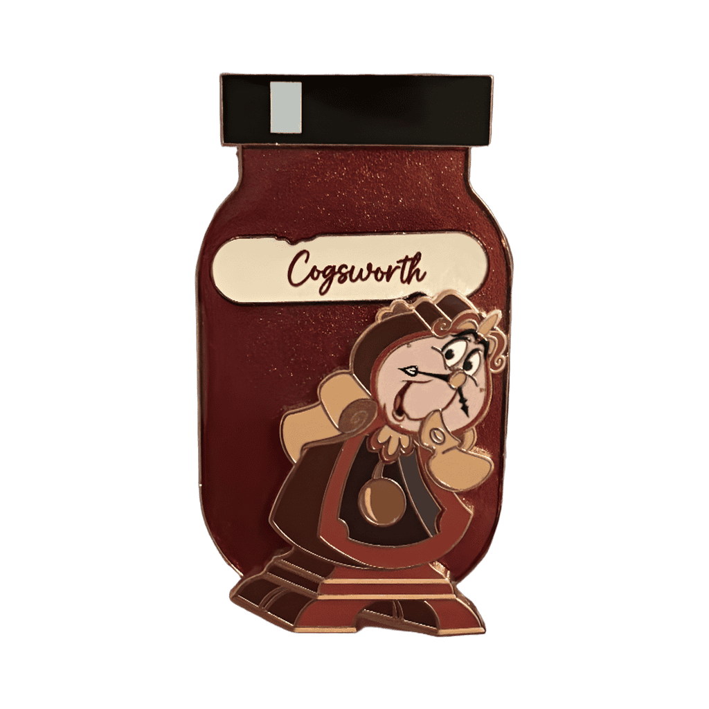 Cogsworth Disney pin