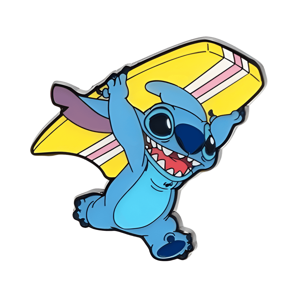 Stitch with Yellow Boogie Board Disney pin
