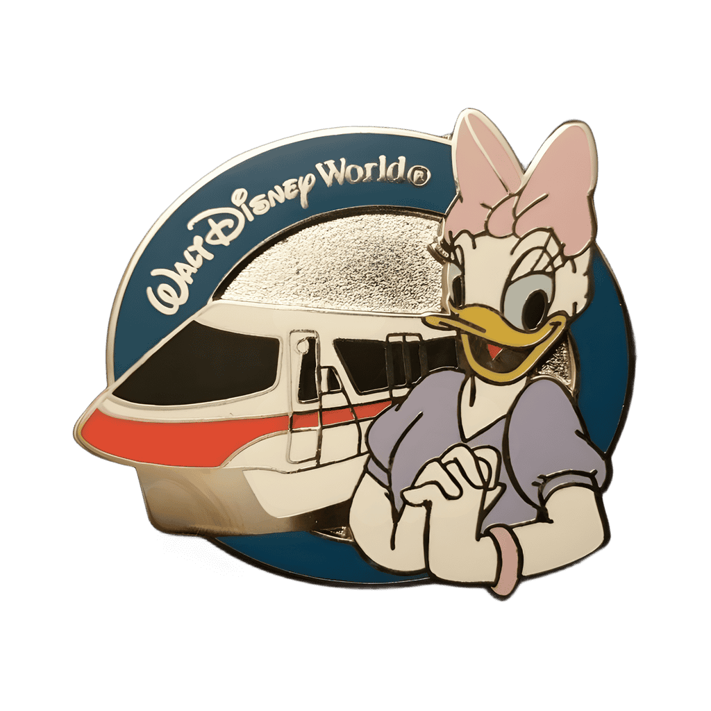 Daisy Duck - Monorail Coral - Chaser Disney pin