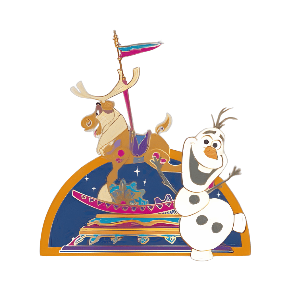 Olaf and Sven Disney pin