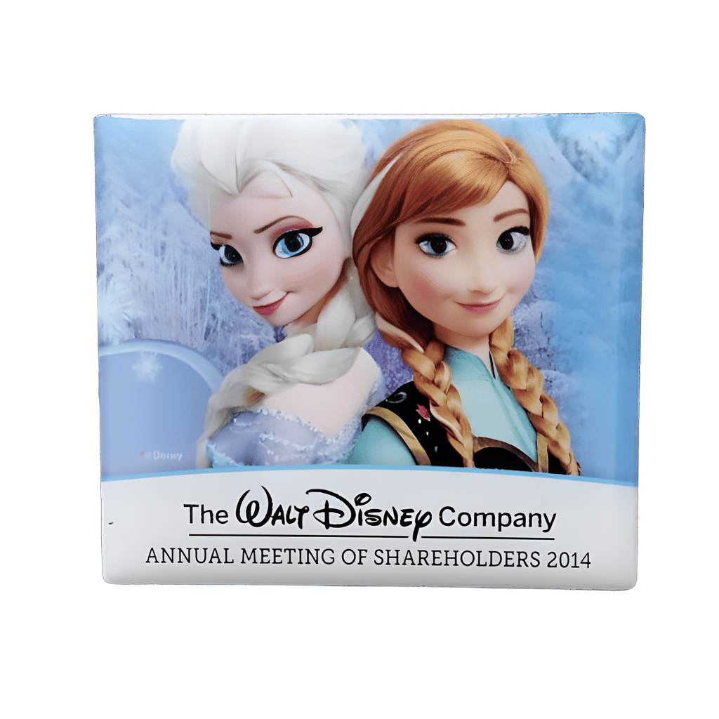 The Walt Disney Company - Annual Meeting of Shareholders 2014 - Elsa and Anna Disney pin