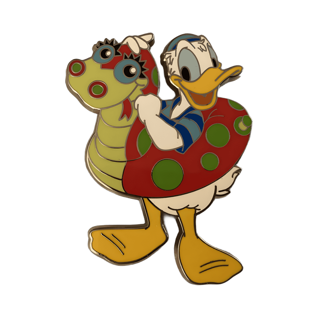 Donald in an inner tube or float - pin Disney pin
