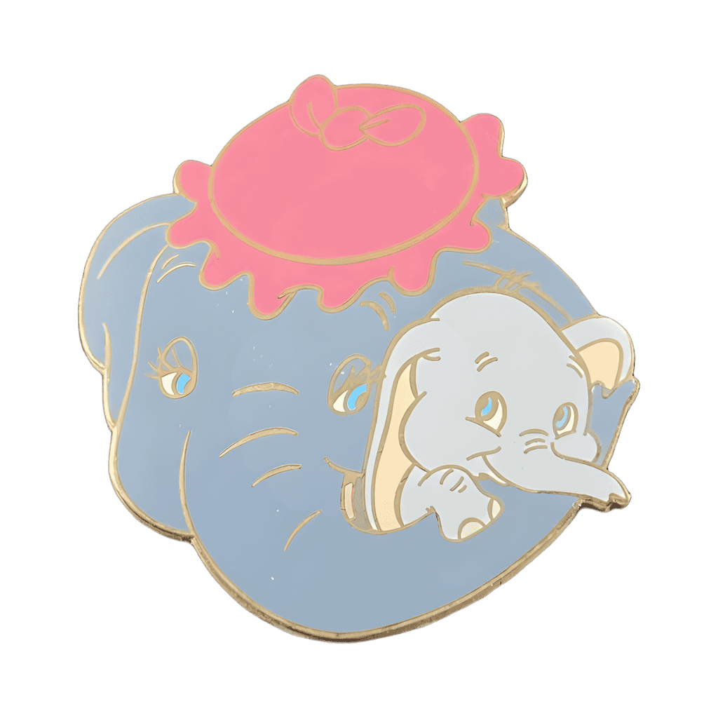 Mrs. Jumbo Cuddling Dumbo Disney pin