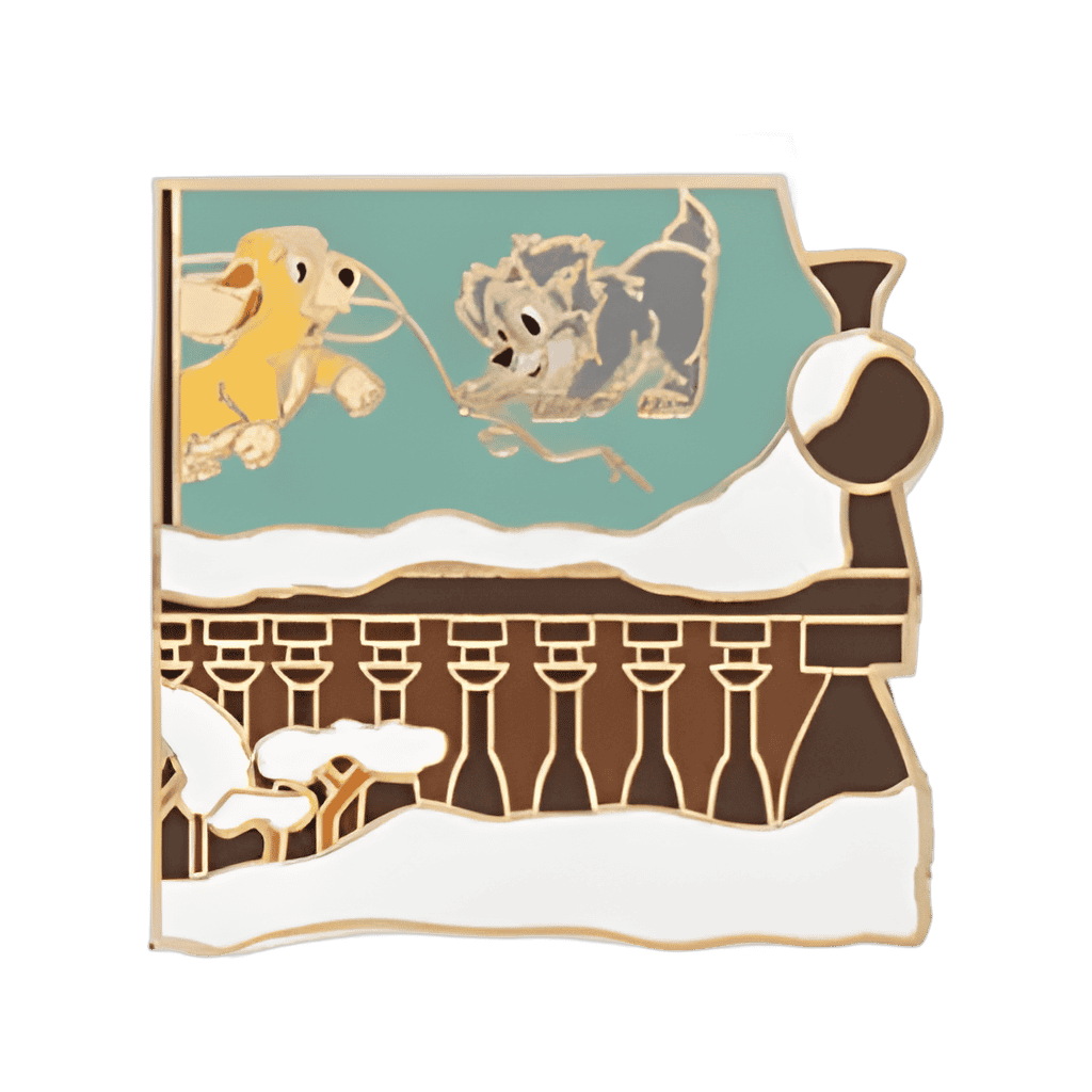 Danielle and Scamp Disney pin