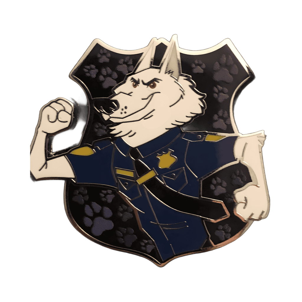 Officer Wolfard Disney pin
