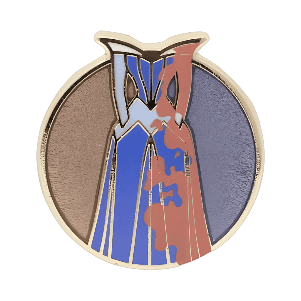 Blue-Pink Dress Disney pin