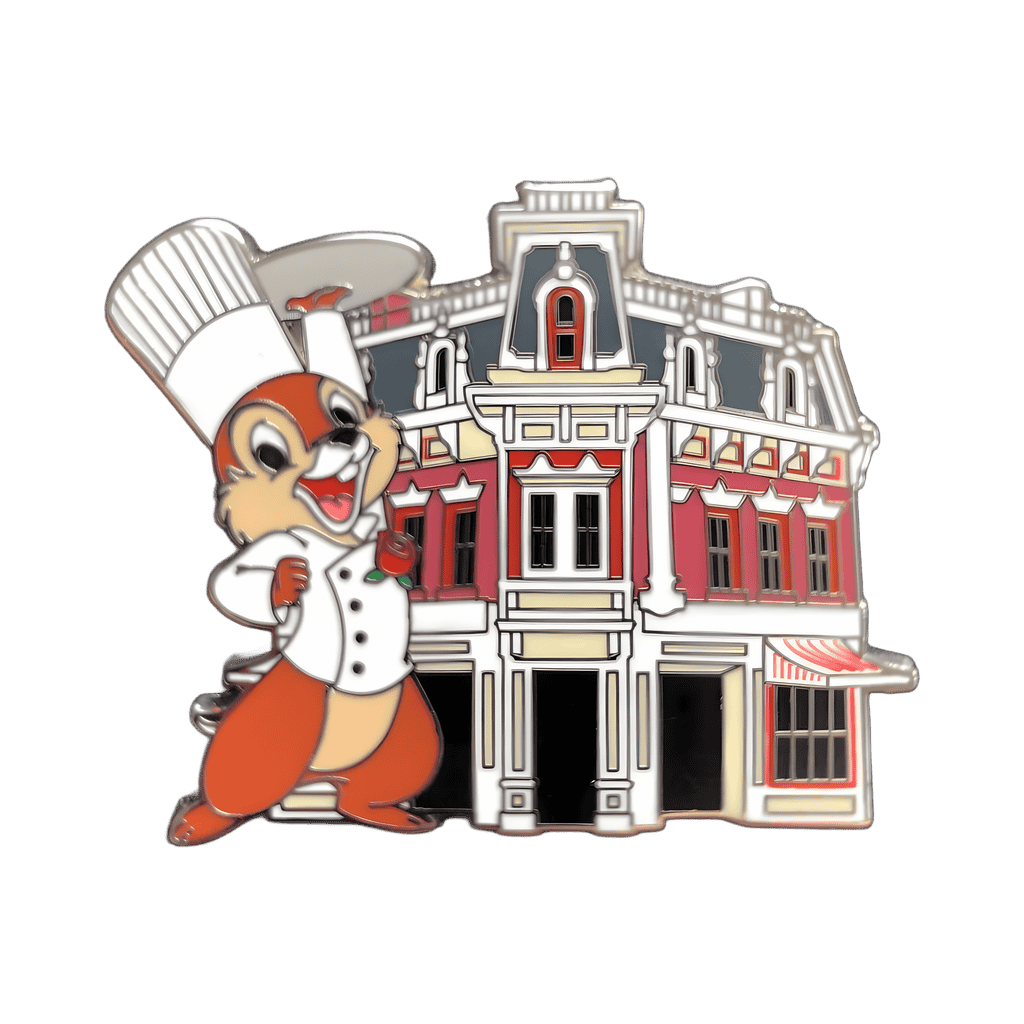 Chip at Carnation Cafe Disney pin