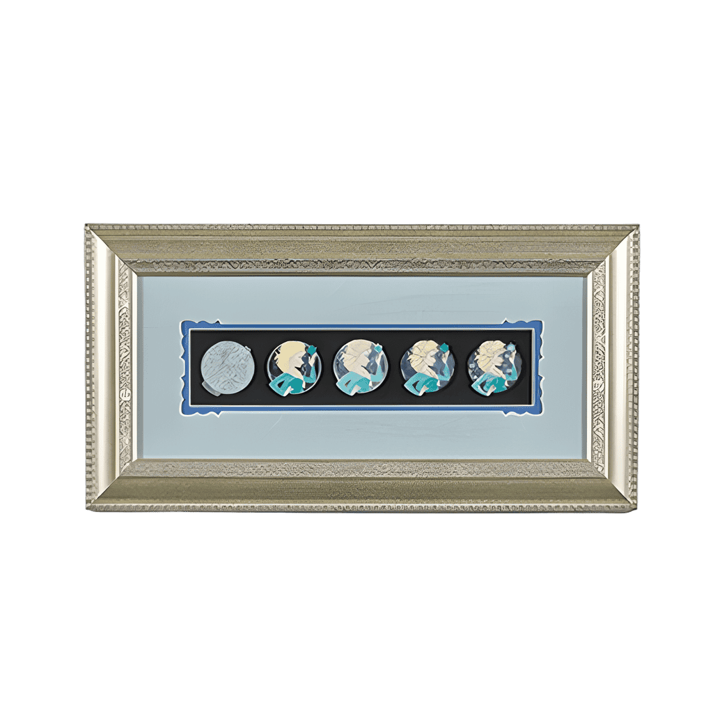 Elsa Pin Progression Artist Proof Framed Pin Set Disney pin