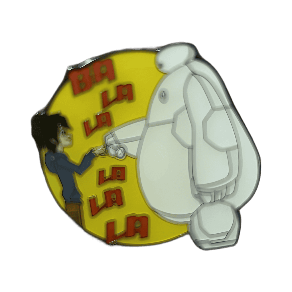 Hot Topic - Baymax Hiro Fist Bump Ba La La La Disney pin