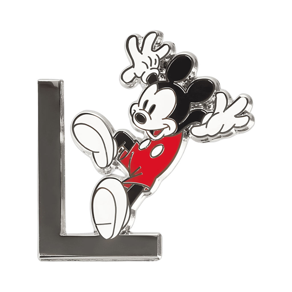 Mickey Mouse 'L’ Letter Pin Disney pin