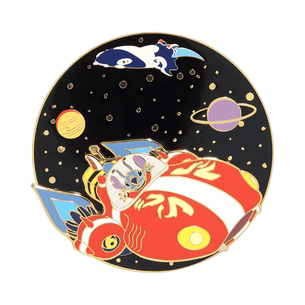 Disney Lilo & Stitch Red One Spinning LE Enamel Pin Disney pin