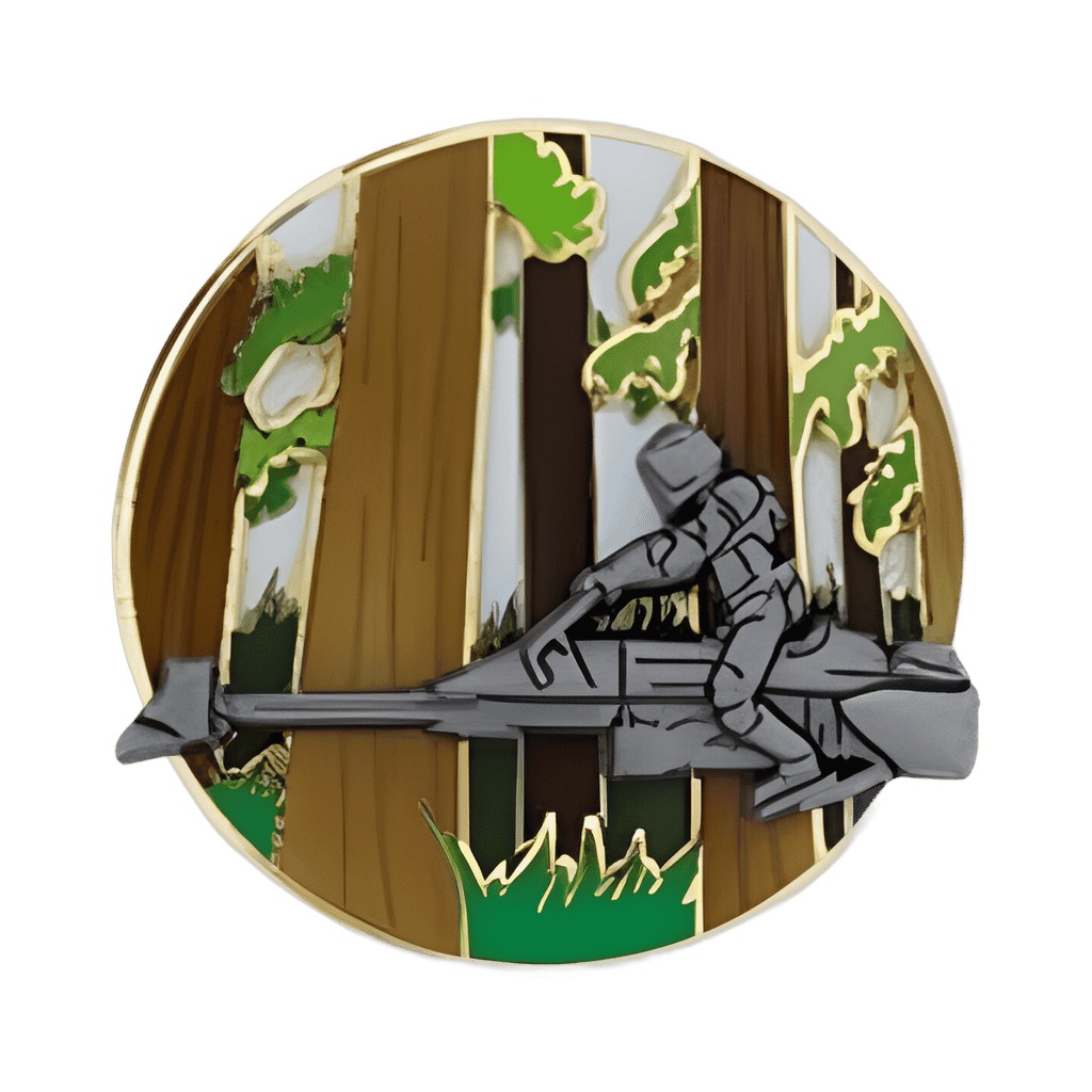 Endor with Biker Scout Disney pin