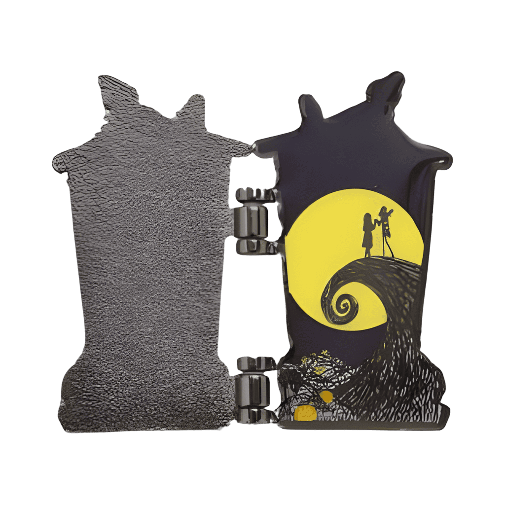 Jack and Sally Silhouette Door Disney pin
