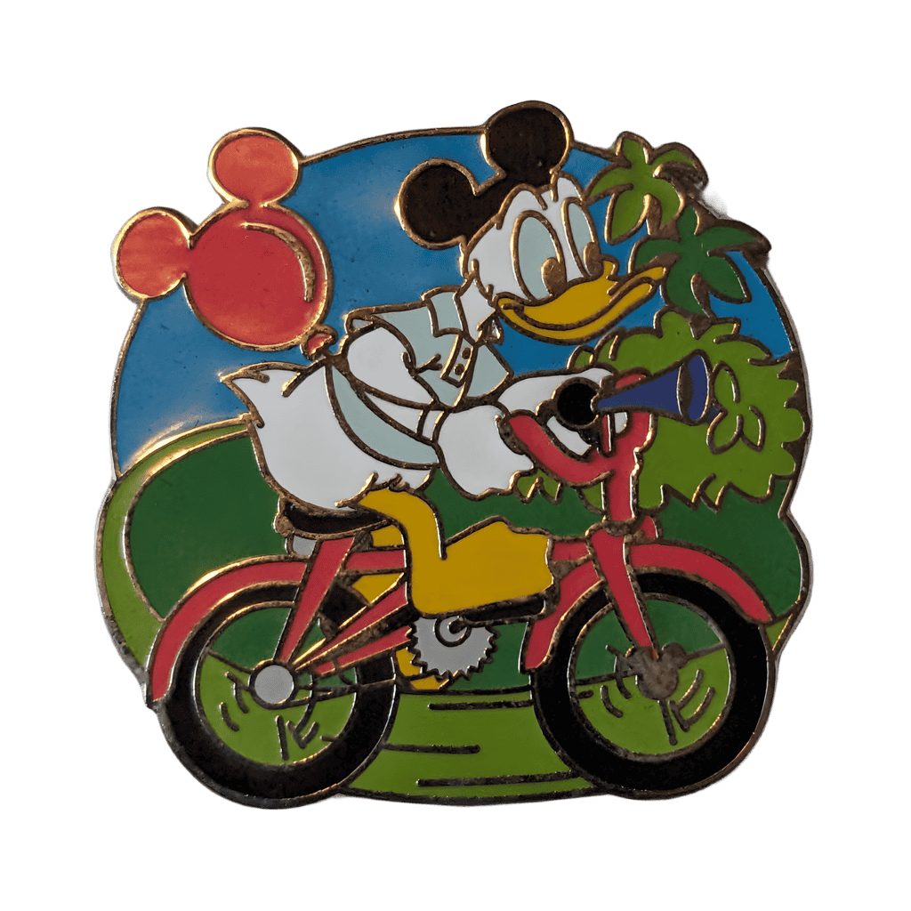 Donald Cycling Disney pin