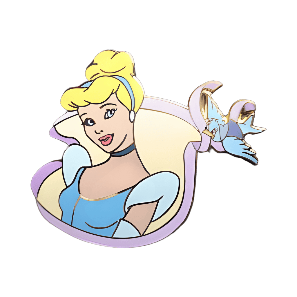 Cinderella with blue birds Disney pin